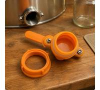 Macchina per l'estrazione del miele, leva in nylon arancione, rubinetto,