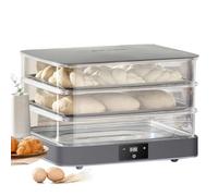 Macchina per Lievitare Pasta Elettrica, Lievitatrice per Pizza per Pane Visibile con Pannello Touch, Temperatura 20-45 ℃ e Controllo Automatico Dell'umidità, Timer 24 Ore per Lievitazione Yogurt
