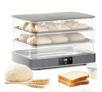 Macchina Per Lievitazione Pane 40L Con Vassoi Universali, Controllo Digitale 20-50°C Timer 24 Ore, Camera Fermentazione Multifunzione Per Pane Pizza Yogurt Vino Di Riso