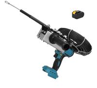 Macchina per l'infilaggio Automatico dei Cavi Altamente Versatile,Macchina per l'infilaggio e l'estrazione dei Cavi elettrici,estrattore per Guida di Cavi elettrici,40 m/min,per Esterni 1*Battery
