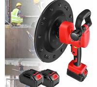 Macchina per lisciare muri di cemento ad alta efficienza da 1680 W, tergicristallo portatile, per muratori, con batteria al litio senza spazzole, 2 batterie