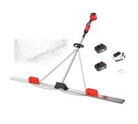 Macchina per Livellamento Calcestruzzo,48V,Doppio Motore,Lama Inox 2 m | Livellamento del Calcestruzzo Più Efficace,Vibrazione Uniforme,Finitura Precisa,Maggiore Efficienza sul Cantiere(1.8m)