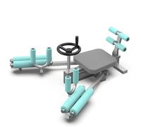 Macchina per lo Stretching delle Gambe. Macchina per l'Estensione delle Gambe con Sedile e Schienale Imbottiti per Migliorare la Flessibilità Muscolare. Estensore per Gambe per Allenamento a Casa.