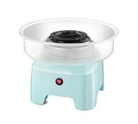 Macchina per lo zucchero filato, macchina per gli snack. Zucchero filato soffice e colorato in pochi minuti. Macchina per lo zucchero filato in plastica per la casa (Blu)