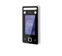 Macchina per l'orologio, 4,3 pollici Biometrico Identificazione Facciale Controllo Accessi Macchina Presenze Orologi Marcatempo for Dipendenti Piccola,Elettronica per ufficio(Offline with card)