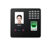 Macchina per l'orologio, Dispositivo di registrazione e presenze dei dipendenti con riconoscimento facciale biometrico USB e impronta digitale,Elettronica per ufficio(BK100-B)
