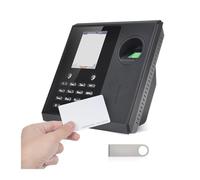 Macchina per l'orologio, Macchina for la rilevazione delle presenze con orologio biometrico for dipendenti, supporto for 3000 impronte digitali/1000 password/1000 carte d'identità/500 facciali,Elettr