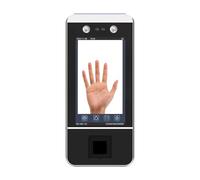 Macchina per l'orologio, Orologio marcatempo, prodotti for il controllo degli accessi biometrici in metallo da 5 pollici, macchina for il riconoscimento facciale e la rilevazione e presenze del palmo