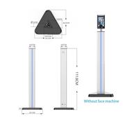 Macchina per l'orologio, Orologio timbratore biometrico con impronte digitali, sviluppo delle funzioni della macchina di rilevazione presenze con riconoscimento facciale, apparecchiature con display L