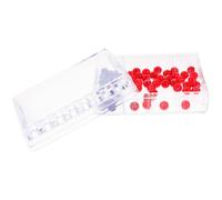 Macchina per Lotteria Manuale Portatile, Plastica Trasparente | Gioco per Feste e Party, Facile da Usare e Leggere i Numeri, Palline Incluse