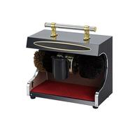 Macchina per Lucidatura per Scarpe A Induzione Completamente Automatica,Lucidatore Di Scarpe Elettriche per Lucidatura Della Rimozione Della Polvere,Macchina per Lucidare Le Scarpe Domes(Color:Black)