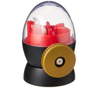 Macchina per maglieria Addi Egg-Cord nera e rossa, taglia unica