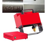 Macchina per marcare Metalli elettrica, Macchine Utensili per incidere Gioielli, Macchina per incidere per targhette industriali targhette per Cani Carta d'identità in Acciaio,TypeD