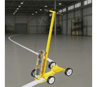 Macchina per Marcatura di Linee Macchina per Tracciatura di Ruote Industriali Girevole, Carrello Professionale per Verniciatura a Spruzzo Invertita, Applicatore di Marcatura a Guida Manuale per Campi