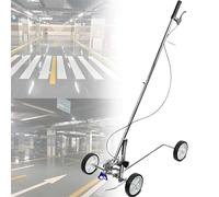 Macchina per marcatura di linee resistente con ugelli, striper per vernice fredda a spinta a mano per marcatura rapida e accurata del parcheggio, compatibile con spruzzatori airless