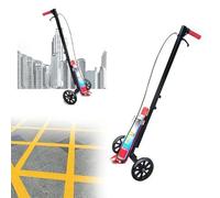 Macchina Per Marcatura Di Linee Resistente Macchina per la marcatura di linee a spruzzo professionale a due ruote per strade, scuole e superfici sportive, resistente e facile da usare