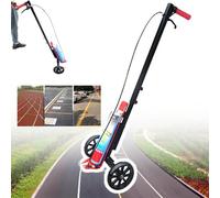 Macchina Per Marcatura Di Linee Resistente Marcatore per parcheggi, vernice per veicoli professionali a due ruote, larghezza 5-15 cm, può tracciare linee rette, curve, cerchi, per strade, fa
