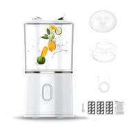 Macchina per Maschere per Il Viso, Macchina Automatica per Maschere per Il Viso con 32 Pezzi di collagene, Impermeabile IPX5, Ricaricabile Tramite USB, Maschera per Frutta e Verdura Naturale