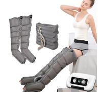 Macchina Per Massaggiatore Per Gambe a Compressione D'aria a 6 Cavità, Pressoterapia Linfodrenaggio Per Casa - Massaggiatore Gambe Stivali Pressoterapia Professionale Per Gambes, Braccia, Vita