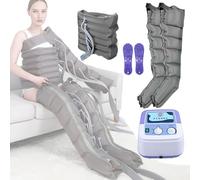 Macchina per massaggio a pressione elettrica, massaggiatore per gambe con drenaggio linfatico a 6 cavità per la circolazione, macchina per compressione ad aria elettrica per braccia, gambe e