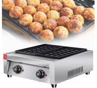 Macchina per mini pancake Takoyaki da 4000W,macchina per Takoyaki e waffle professionale,efficiente,resistente alla ruggine e antiaderente,per cucinare velocemente a casa e nelle attività commerciali.