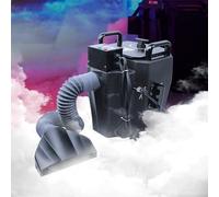 Macchina per nebbia di ghiaccio secco con ugello a tubo, macchina per nebbia sdraiata Fogger da palcoscenico professionale Nebbia ad alta densità Macchina per fumo bassa(3500W)