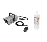 Macchina per Nebbia EUROLITE N-10 Argento con Telecomando e Fluido 1L