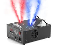 Macchina per nebbia professionale da 2000 W con 16 LED RGB, controllo DMX512 e telecomando direzione del fumo regolabile, 2,5 l 30000CFM LCD Tank Display per Halloween, Natale, palcoscenico