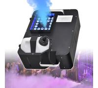 Macchina Per Nebbia Verticale Con Luci, Nebulizzatore Portatile Da 18000CFM Con Controllo Remoto/DMX 512, 1500W E Serbatoio Da 3 Litri, Per Feste, Esterni, Interni Ed Effetti Scenici