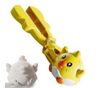 Macchina per palle di neve - Palla di neve con pollo da 21cm, coinvolgente gioco all'aperto | Palle di nevve di pollo combattono giocattolo con il minimo sforzo, stampo a forma di animale per r