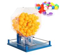 Macchina per palline da lotteria, gabbia automatica per bingo, contiene 100 palline per grandi gruppi e feste