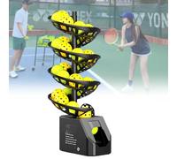 Macchina per palline da tennis con diverse modalità, telecomando, altezza regolabile, lunga durata della batteria per allenamento e pratica