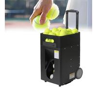Macchina per palline da tennis, lanciatore automatico di palline, perforazioni pre-programmate e personalizzate, capacità di 50 palline, modalità di allenamento completa per principianti e sport da