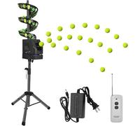 Macchina per Palline, Palline da Tennis, Lanciatore Automatico di Palline da Tennis per 33 Palline, Macchina per Il Lancio di Palline da Tennis con Telecomando, Altezza E Angolo Regolabili