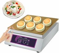 Macchina per pancake elettrica, macchina per soufflé commerciale, macchina per dorayaki, controllo della temperatura e del tempo, per cucina domestica, ristorante