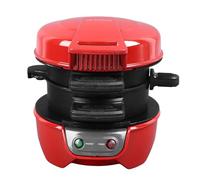 Macchina per Panini per la Colazione Macchina per Panini Tre in uno Macchina per Panini Tostati con Griglia per Hamburger per Omelette per un Comodo Uso (Spina europea 220 V)