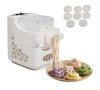 Macchina per pasta elettrica, 260 W, completamente automatica, capacità 500 g, ci sono 13 tipi di forme, pasta per la casa, gnocchi (20,5 x 33 x 28,5 cm, colore bianco)