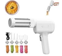 Macchina per Pasta Elettrica a Tramoggia, Macchina Automatica per Pasta Idiyappam Summer Snow, Macchina per Pasta Portatile Tutto in Uno Senza Fili, Accessori per Pasta Kitchen Aid