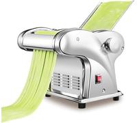 Macchina per Pasta Elettrica Commerciale 220v, Macchina Automatica per Tagliatelle da 135 W, Tagliapasta in Acciaio Inossidabile, Tagliapasta per Pasta A Rotelle, Macchina per Pasta, 4 Knives
