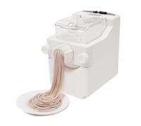 Macchina per pasta elettrica da 180 W, con 9 dischi, 33 x 20,5 x 28,5 cm, porta di riempimento indipendente, macchina per pasta multifunzione, per pasta, spaghetti, fettuccine e penne