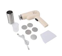 Macchina per Pasta Elettrica Portatile in Acciaio Inox, Spaghetti Maker Regolabile - Multipurpose Automatica, Facile da Usare, per Spaghetti Ramen e Salsicce (Creatore di tagliatelle)