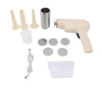 Macchina per Pasta Elettrica Portatile in Acciaio Inox, Spaghetti Maker Regolabile - Multipurpose Automatica, Facile da Usare, per Spaghetti Ramen e Salsicce (Accessorio per salsicce + macchina per