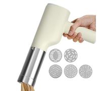 Macchina per pasta elettrica - Pressa per tagliare la pasta automatica ricaricabile, formatrice per multistampo | Accessorio per la produzione di spaghetti fatti in casa per la preparazion