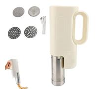 Macchina per pasta elettrica, rullo per pasta per spaghetti automatico 5 in 1 senza fili con dischi modellanti per spaghetti ramen