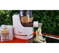 Sirge Macchina per pasta con bilancia ed innovativo sistema di estrusione 220 Watt impasta e produce pasta PASTAFAVOLOSA