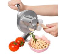 Macchina per Pasta Manuale in Acciaio Inossidabile, Macchina per Tagliatelle A Manovella, Estrusore Portatile per Maccheroni per Spaghetti Fatti in Casa, Fettuccine, Gnocchi e Pasta Fresca