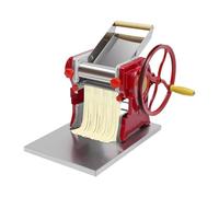 Macchina per pasta manuale Mulino manuale in acciaio inox, multifunzione manuale per pasta per 5-10 persone contemporaneamente (rosso)