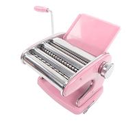 Macchina per Pasta Manuale, Multifunzione con 3 Lame e 6 Regolazioni, Verde Menta con Ventosa - Acciaio Inossidabile Sicuro, Base Antiscivolo, Ideale per Lasagne e Fettuccine (Lama a ventosa di tipo