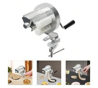 Macchina per pasta manuale Pressa per pasta manuale Macchina per pasta da cucina DescrizioneQuesta pressa manuale per la pasta vi convincerà per la sua potente funzionalità e praticità! La comoda impu