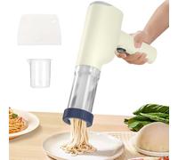 Macchina per Pasta Portatile, Pressa per Pasta Elettrica Senza Fili, 1500mAh Macchina Pasta Elettrica con 8 Accessori, Macchina per Fare la Pasta Fresca, Macchina per Fare la Pasta in Casa